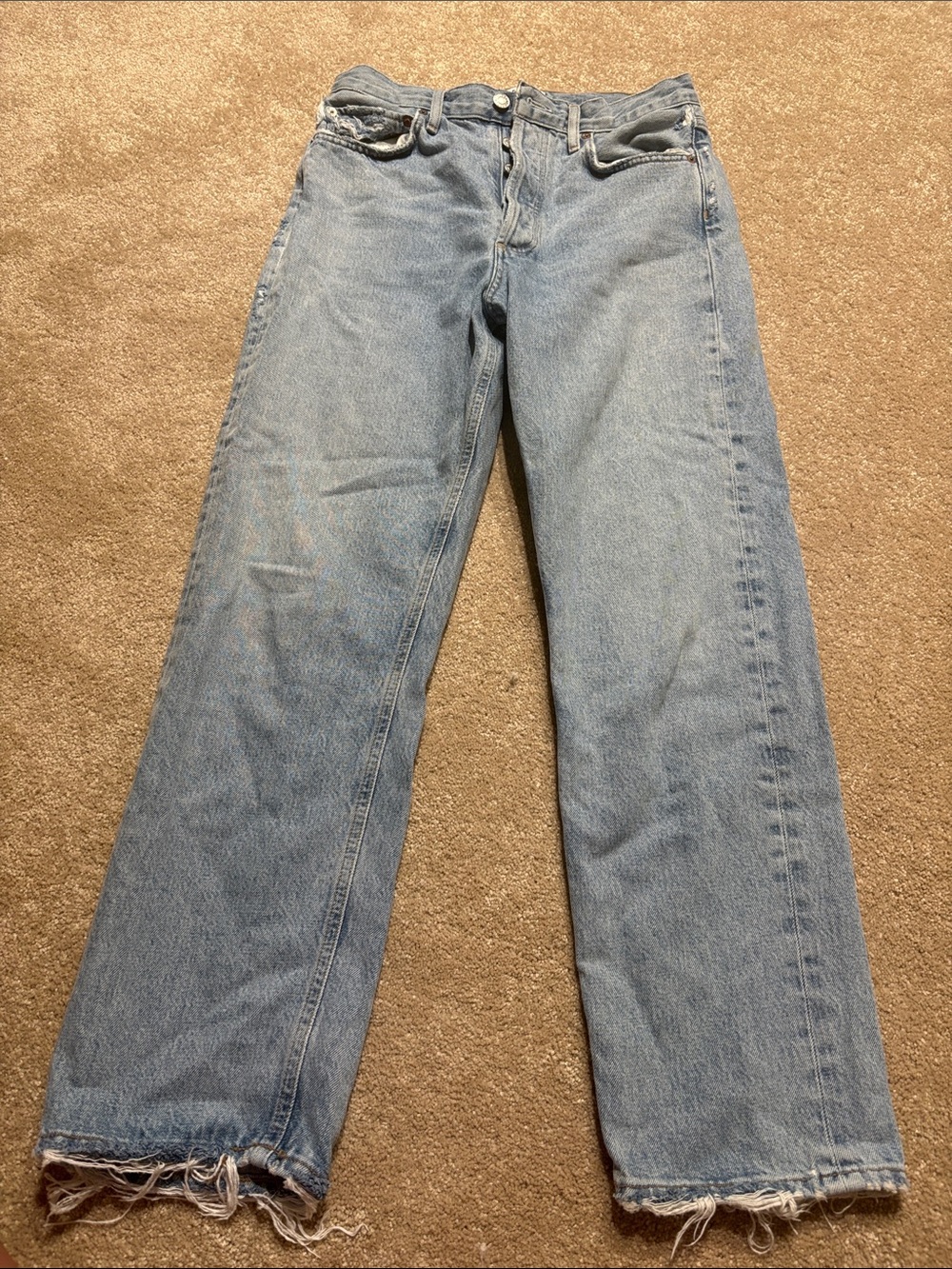 Agolde Light Blue Boyfriend Jeans